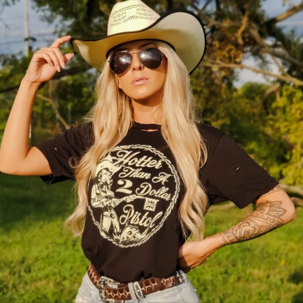 Hotter than a two dollar pistol t shirt
